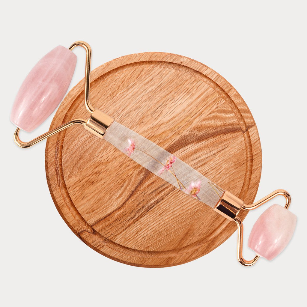 Relief Relax Face Roller - Rose Quartz - GoodFlowGoods rose-quartz-roller-1080731861, Face Roller, Lymphatic Drainage, Reduce Puffiness, Skin Care, ws_group, ws_group:ws_20, ws_group:ws_25, w