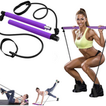 Resistance Bar at Home Workout - GoodFlowGoods female-foot-pedal-thin-weight-puller-elastic-belt-1188004399, fitness  belt, Fitness Elastic Pull Ropes, pedal fitness rope, Plati Fitness Bar, 